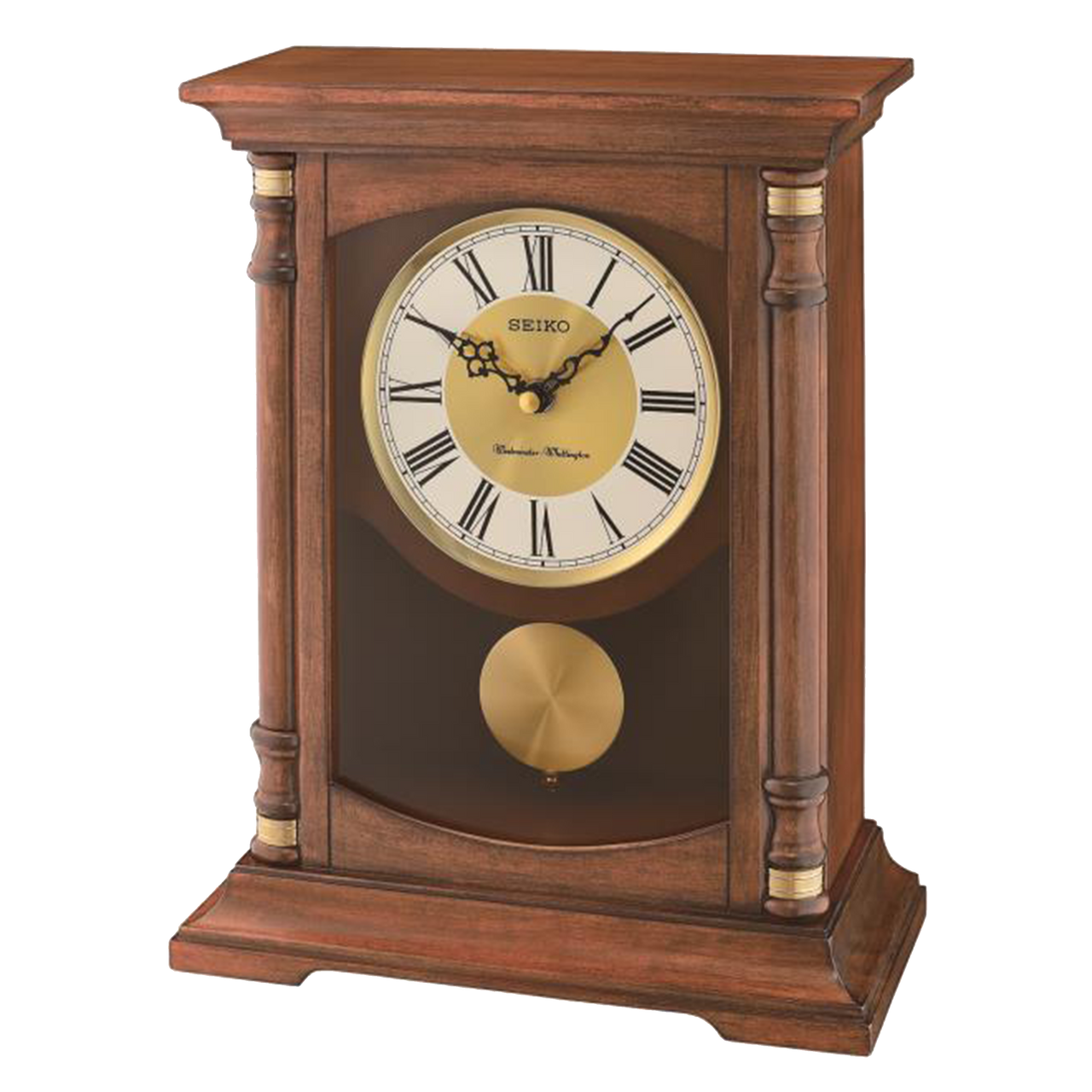 Buy Seiko Ramsey Wooden Pendulum Chiming Wall Clock 63cm Online – Oh Clocks