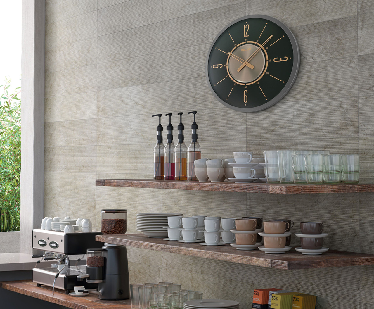 Seiko QXA759KLH Davis 20" Wall Clock