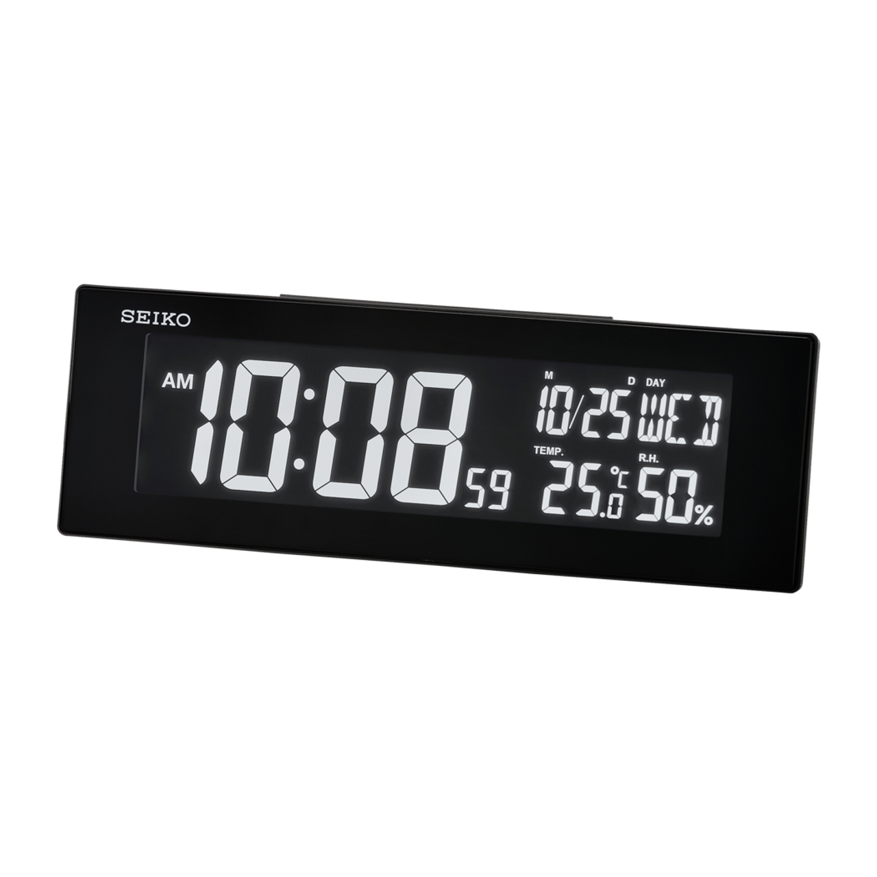 70 Colors Changing Everything Electric Alarm Clock, Black QHL085KLH - Seiko  Clocks