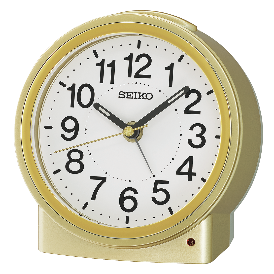 QHE199GLH Alarm Clock, Gold - Seiko Clocks