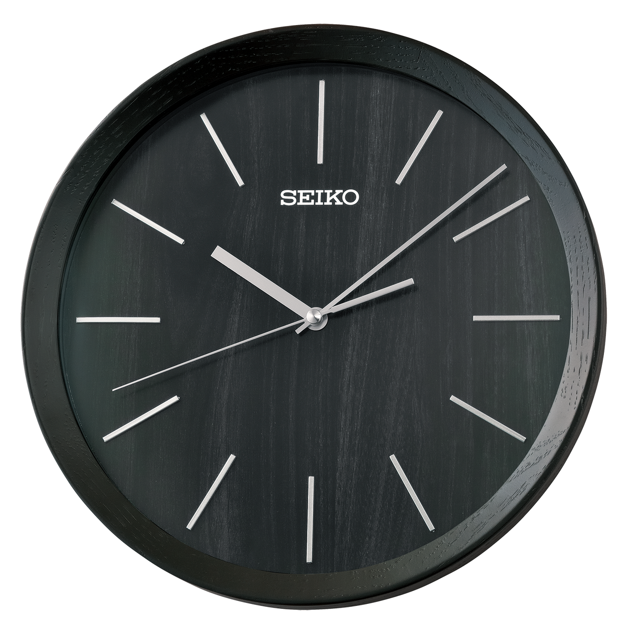 くうるう　1216 Beau Wall Clock, Black QXA853KLH - Seiko Clocks