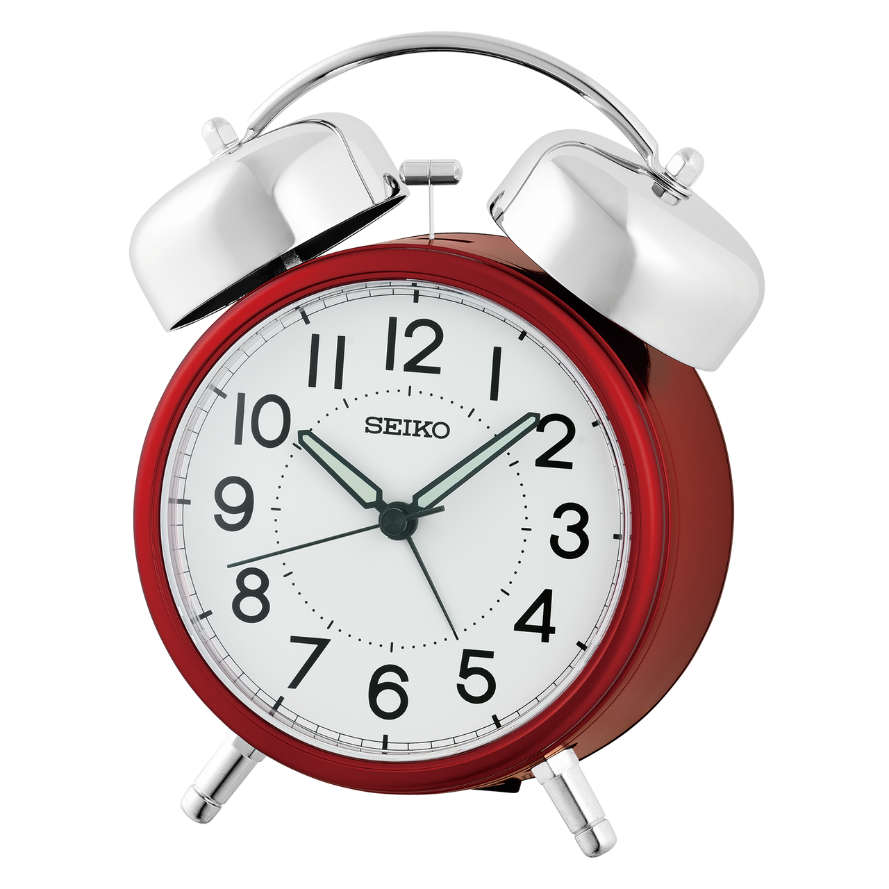 QHK063RLH Standard Clock, Red - Seiko Clocks