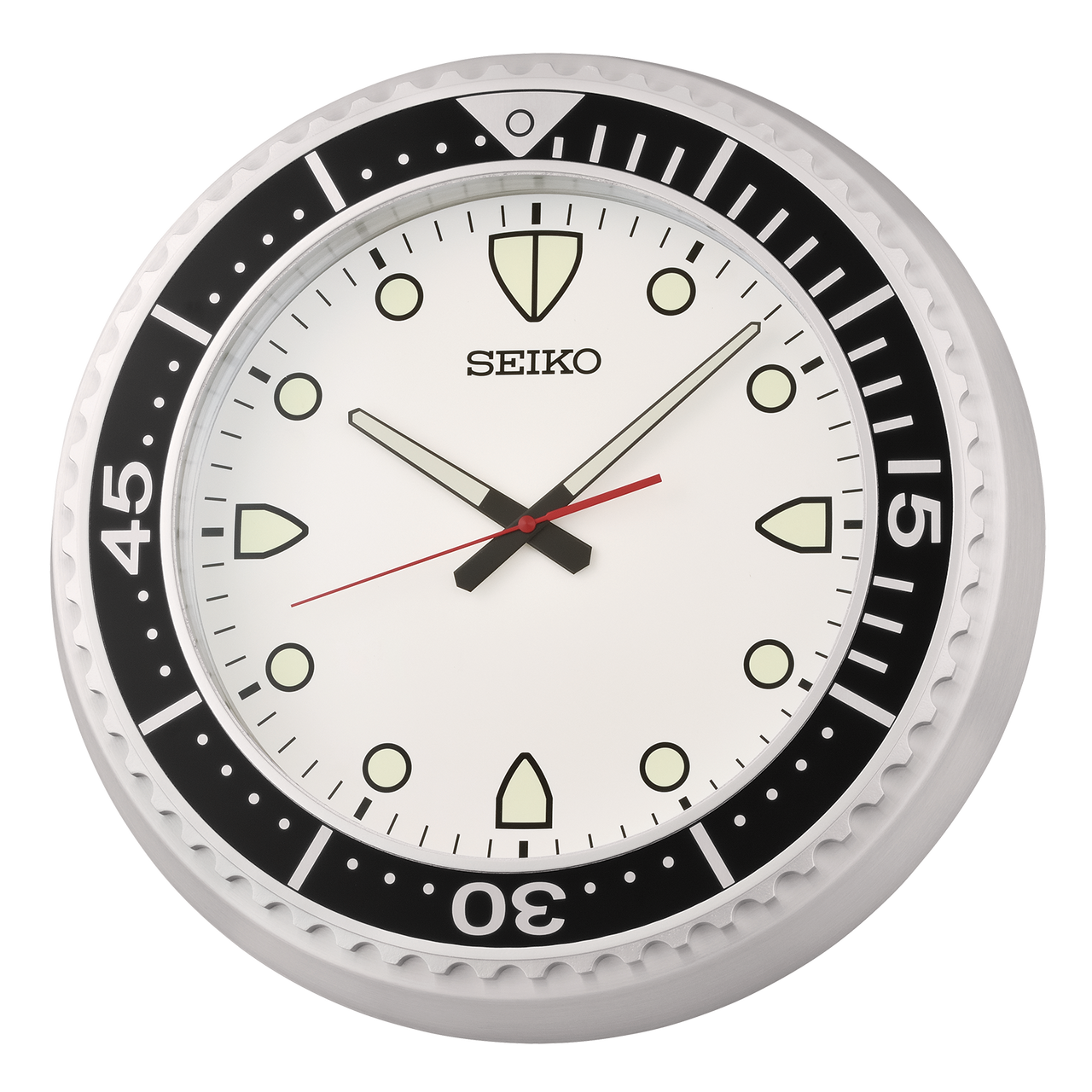 掛絵時計 QXA849ALH Heritage Design Clock, Silver-Tone - Seiko Clocks