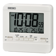 Seiko QHR020BLH Everything Digital R WAVE Clock Wooden