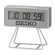 QHL087SLH Heritage Design Clock, Silver-Tone