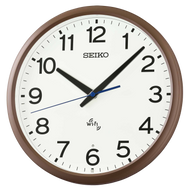 QHB202BLH Wi-Fi Wall Clock, Brown