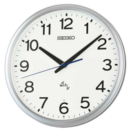 QHB202SLH Wi-Fi Wall Clock, Silver