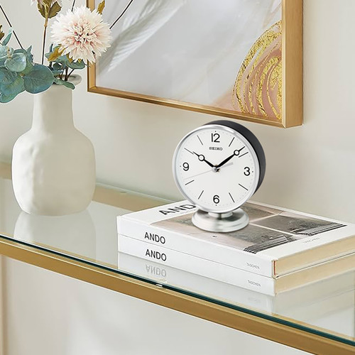 Seiko QXH150SLH Hutton Desk Table Clock