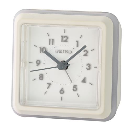 QHE182WLH Alarm Clock, White QHE182WLH Alarm Clock, White