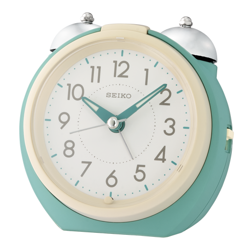 QHK054MLH Alarm Clock, Turquoise QHK054MLH Alarm Clock, Turquoise