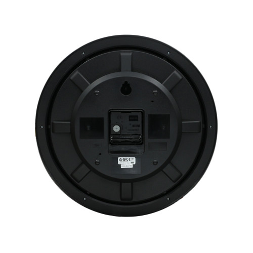 Yori Wall Clock, Metallic Black, QXA787KLH - Seiko Clocks