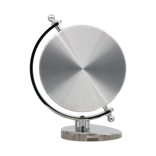 Silver Globe Desk and Table Clock QHG106SLH - Seiko Clocks
