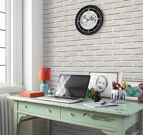 Amelia Wall Clock, Brown QXA825SLH