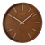 QXA765BLH Wall Clock, Brown QXA765BLH Wall Clock, Brown