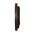 QHA008BLH Wall Clock, Metallic Brown