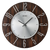 QXA800BLH Wall Clock, Brown QXA800BLH Wall Clock, Brown