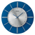 QXA800LLH Wall Clock, Blue QXA800LLH Wall Clock, Blue