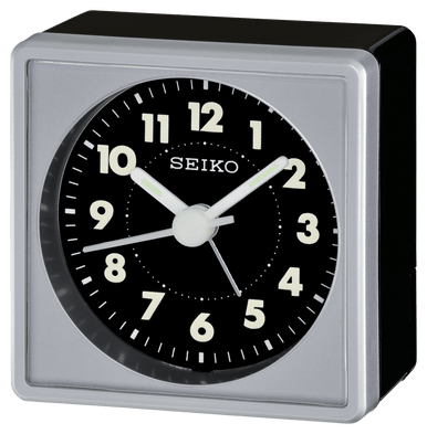 Kitchen Timer, 3 in 1 Alarm Clock, Silver QHE190SLH - Seiko Clocks