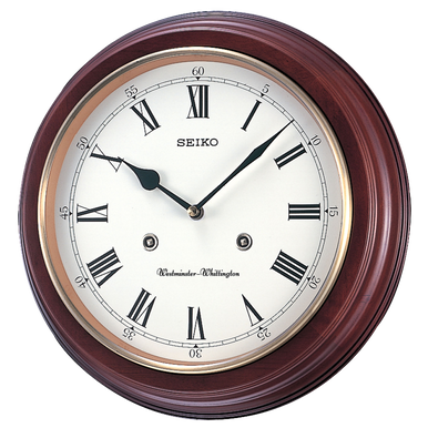 SEIKO 掛時計 木製 クォーツ QXH202BLH-NB__36621.1724708581