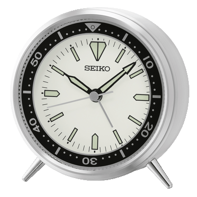 QXE065SLH Heritage Design Clock, Silver-Tone - Seiko Clocks