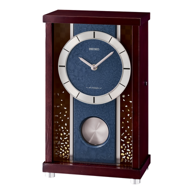 QXW251BLH Classic Modern Clock, Brown