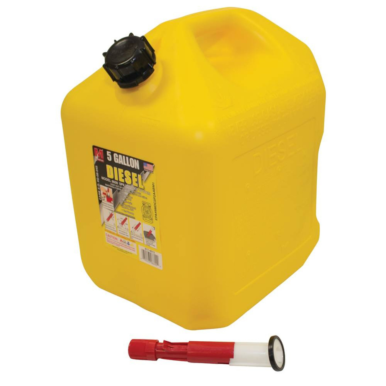 5 Gallon Plastic Diesel Fuel Can 765-512 | Complete Tractor