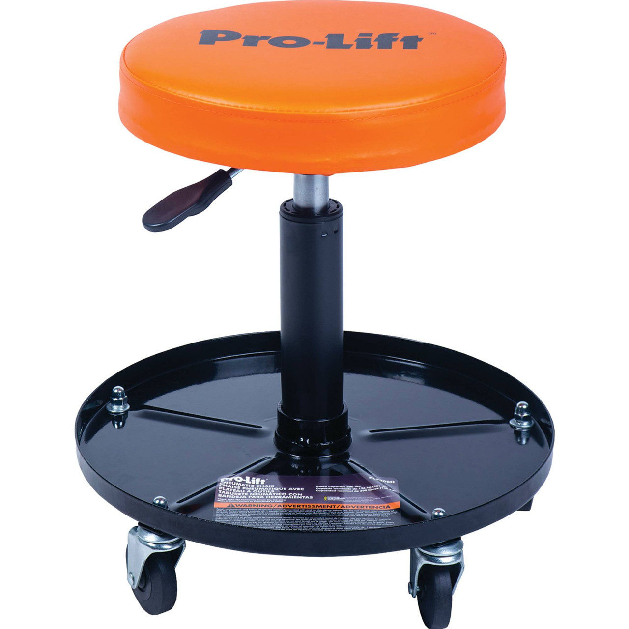 051-036 Pro-Lift Rolling Chair with Tool Tray Work Stool Shop