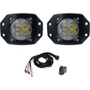 Tiger Lights Dual LED 3" Flush Mount Mojave Light Kit 3.300 Amps, 12-24 Volt; TLM3-FM-KIT