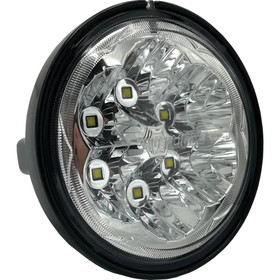 LED Round Headlight For Kubota 3Y205-75730, 3Y205-75732 12-24 Volt; TL5120