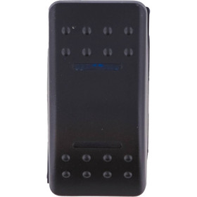 Blue LED Rocker Switch 1 3/8" x 13/16" Hole cut-out size, 12-24 Volt; TLSW3-B