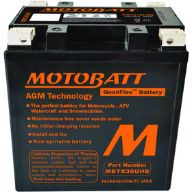 Motobatt Battery for Universal Products 12N243, 12N243A, 12N244, 12N244A