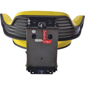 Economy Yellow Suspension Seat; Wrap Around Back