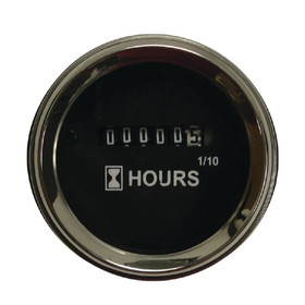 Hour Meter OD 2", Type Chrome Bezel for Industrial Tractors 3007-0563