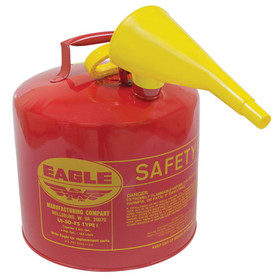 Stens Metal Safety Fuel Can 765-188 for Eagle 5 Gallon With Funnel