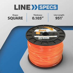 Silver Streak Buzz Trimmer Line .105 5 lb. Spool, 380-244