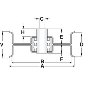 Flat Idler 280-716 for Exmark 106-2176, Toro 106-2176