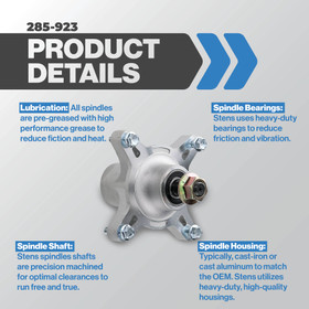 Spindle Assembly 285-923 for Exmark 117-7439