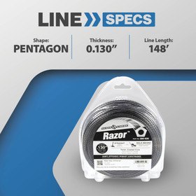 Silver Streak Razor Trimmer Line for .130 1 lb. Donut, 380-926