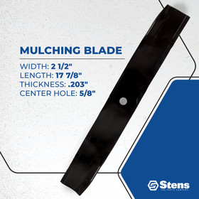 Mulching Blade for Hustler FasTrak, Hustler Z, Super Mini Z 794198