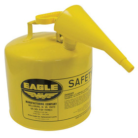 Metal Safety Diesel Can 765-200 for Eagle 5 Gallon With Funnel