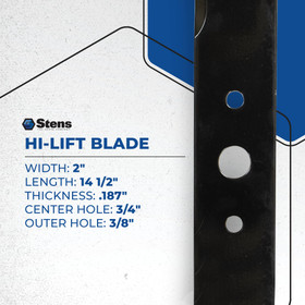 Hi-Lift Blade 345-090 for Simplicity 1656144ASM Hi-Lift Blade 345-090 for Simplicity 1656144ASM