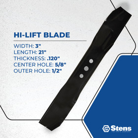 Hi-Lift Blade 330-845 for Lawn-Boy 612543-03 Hi-Lift Blade 330-845 for Lawn-Boy 612543-03
