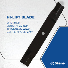Hi-Lift Blade 350-271 for Cub Cadet 01004719-0637 Hi-Lift Blade 350-271 for Cub Cadet 01004719-0637