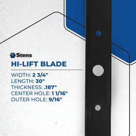 335-307 1 Hi-Lift Blade for Snapper 30" Cut Lawn Tractor Mower Deck 335-307 1 Hi-Lift Blade for Snapper 30" Cut Lawn Tractor Mower Deck