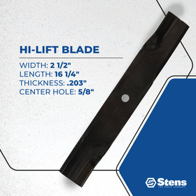 Hi-Lift Blade 330-149 for Husqvarna 539100340 Hi-Lift Blade 330-149 for Husqvarna 539100340