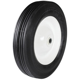 Ball Bearing Wheel 185-242 for 8x1.75 Rib - 60 lbs Load Rating