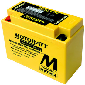 Motobatt Battery for Universal Products CT9B4, YT9BBS