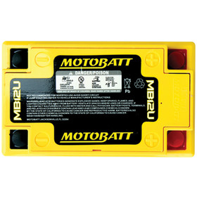 Motobatt Battery for Universal Products 12N124A, 12N12A4A1, YB12AA, YB12AAS