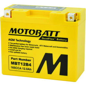 Motobatt Battery for Universal Products YT12B4, YT12BBS