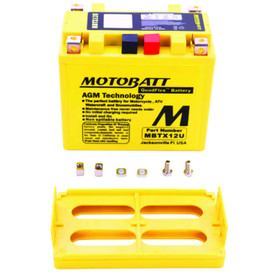 Motobatt Battery for Universal Products KMX14BS, YB12BB2, YTX12BS, YTX14BS